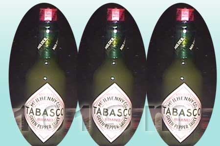 <b>TABASCO辣椒醬(綠)</b><BR>3572121<li>一罐 2盎司</li><li>▲專業的醬汁